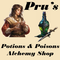 Pru's Potions & Poisons Alchemy Shop